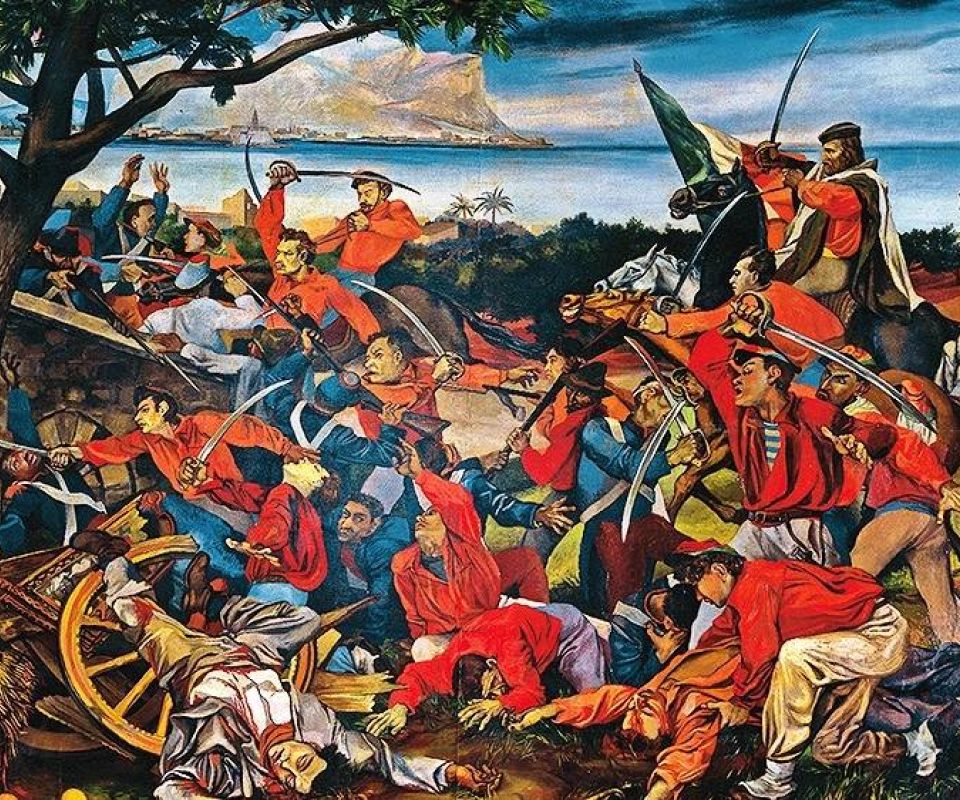 "Battaglia del Ponte dell'Ammiraglio" Renato Guttuso